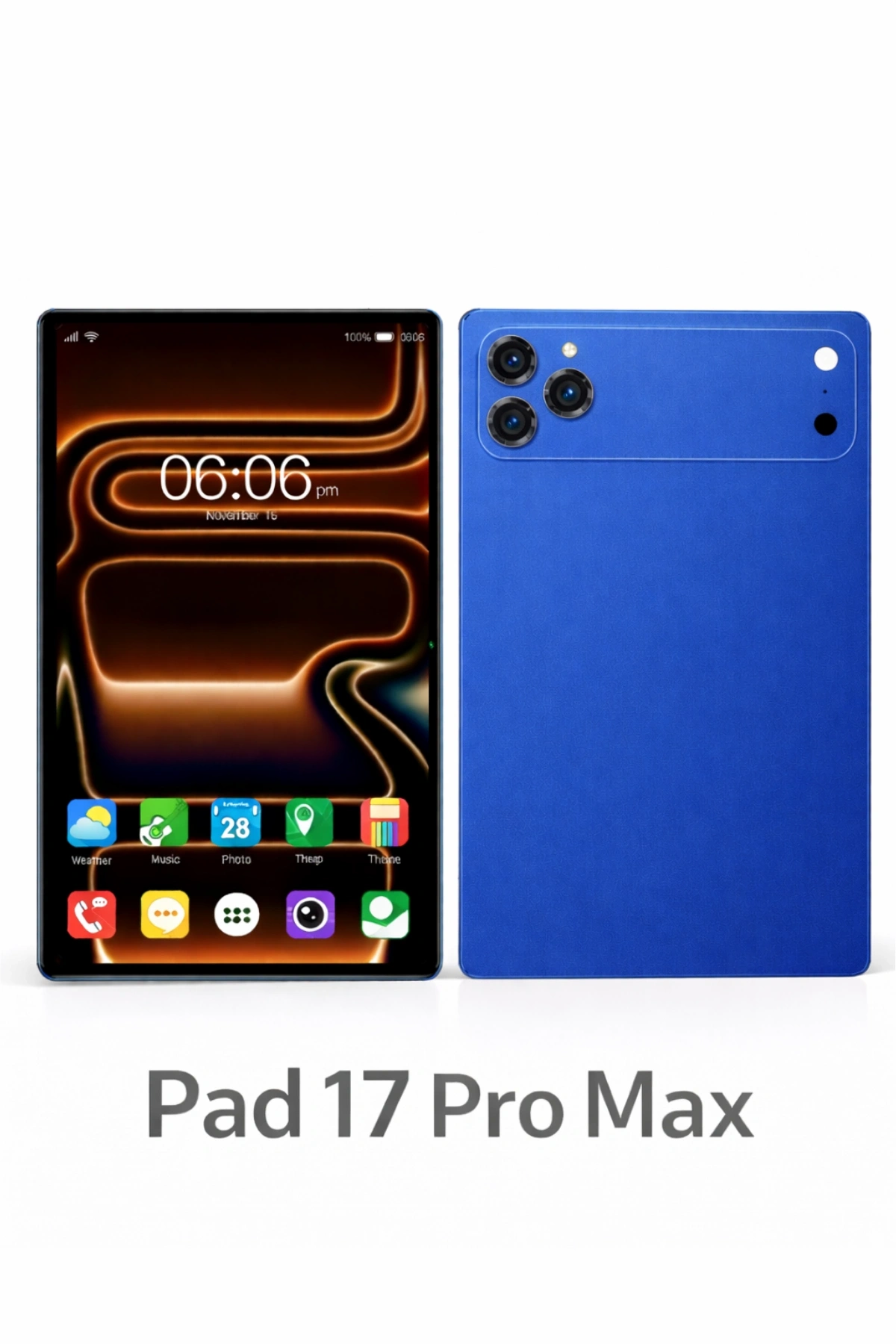 Doyda I7 Pro Max 10.1 AI Tablet Seti - Klavye, Mouse, Stylus Kalem Hediyeli - Mavi
