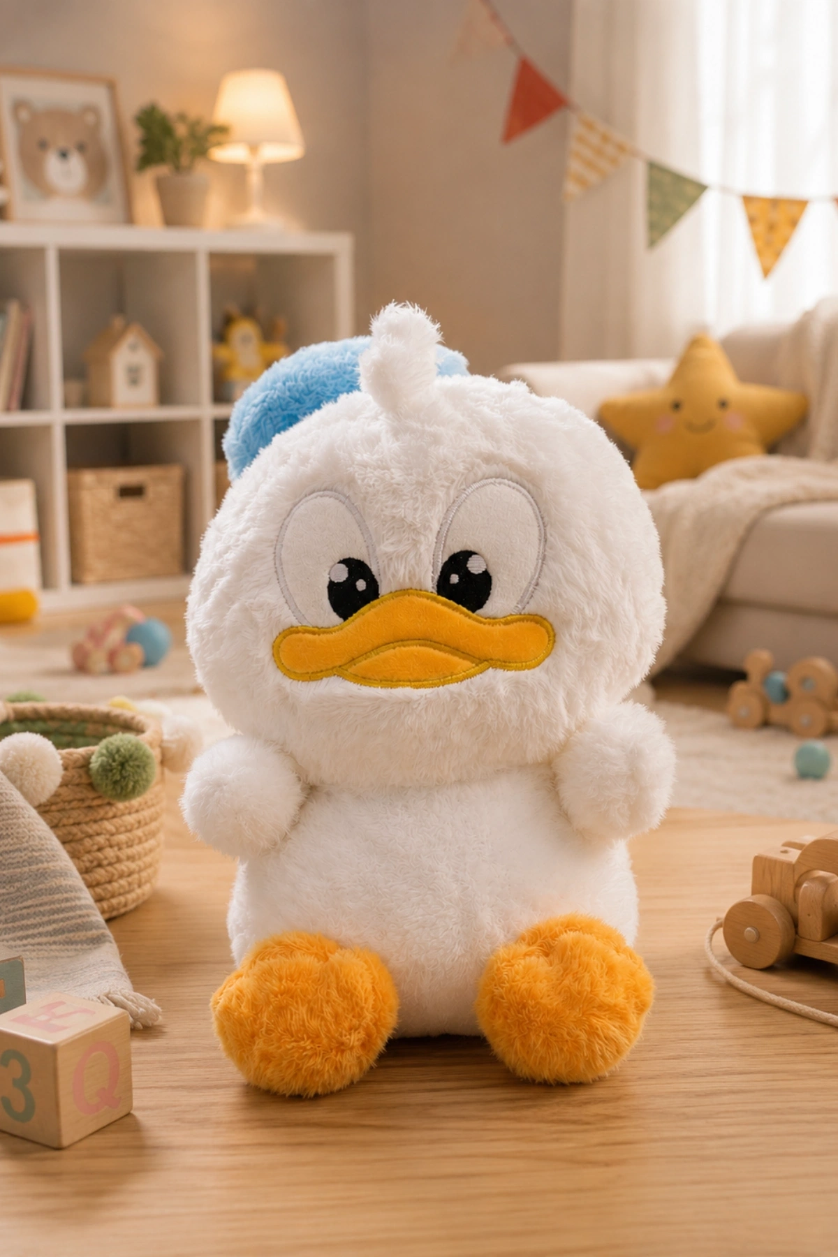 Tigoes T-Plush Sevimli Ördek Pelüş Oyuncak - 20 cm Yumuşak Uyku Arkadaşı