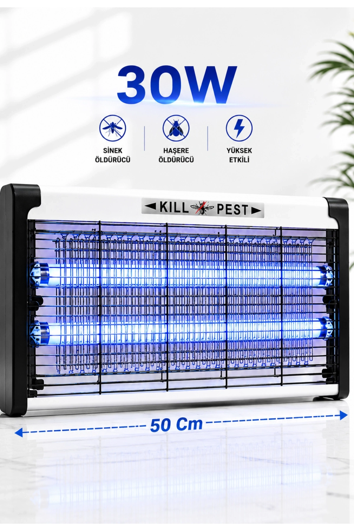 Glr KF-6030 Sinek Öldürücü Lamba Uv Işıklı 30W  Elektrikli Sivrisinek Tuzağı Işıklı Cihaz