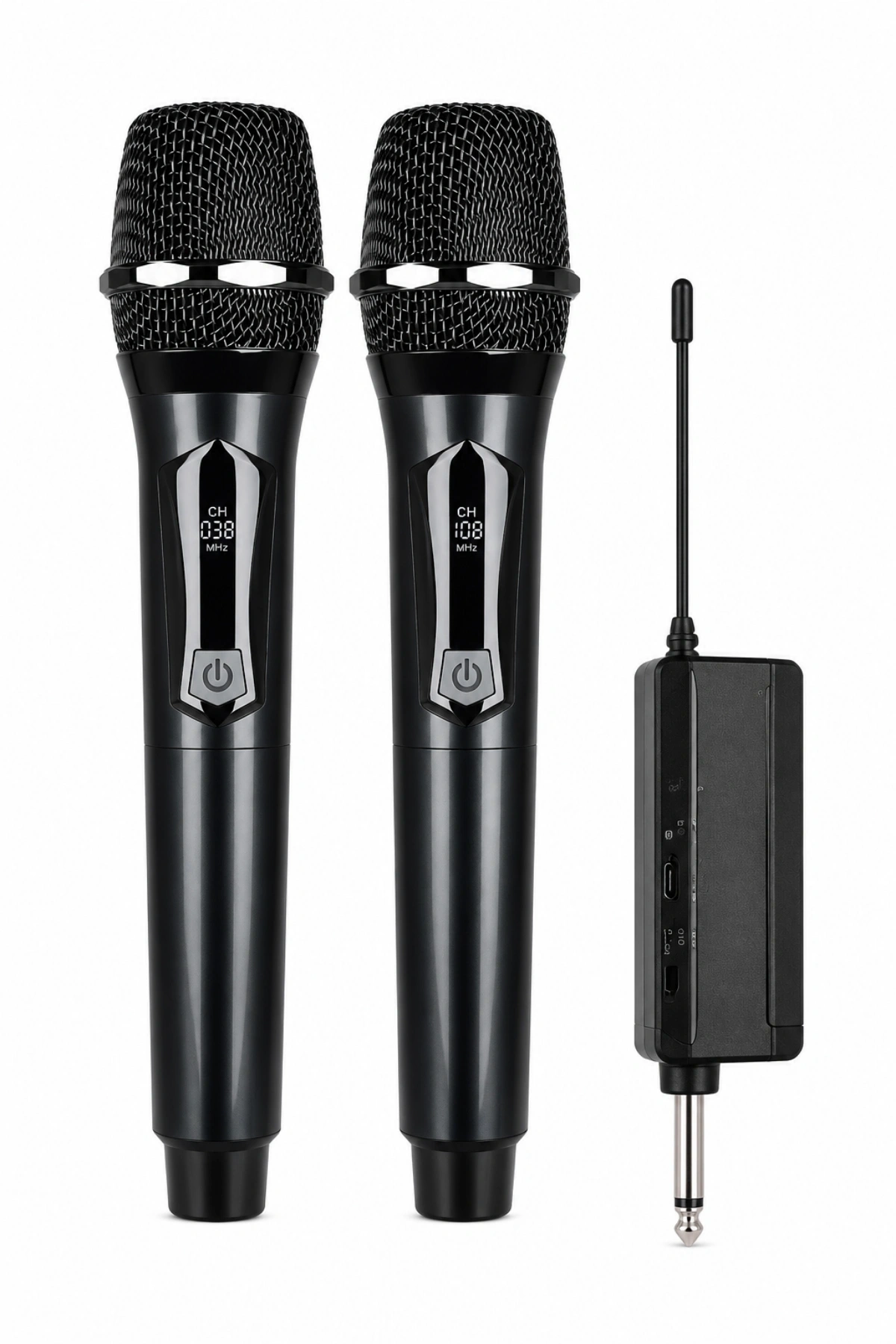 Jrl Wn-19 İkili Kablosuz Mikrofon Seti El Tipi Çiftli Mikrofon, Karaoke, Konferans ve Sahne