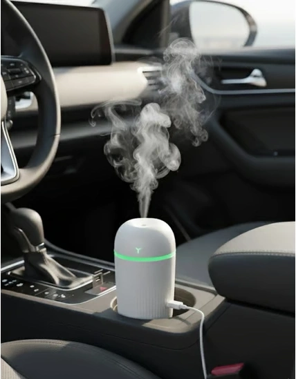 Blackbird KT-H05 Taşınabilir Mini USB Hava Nemlendirici | Araç ve Ofis İçin Renkli Işıklı