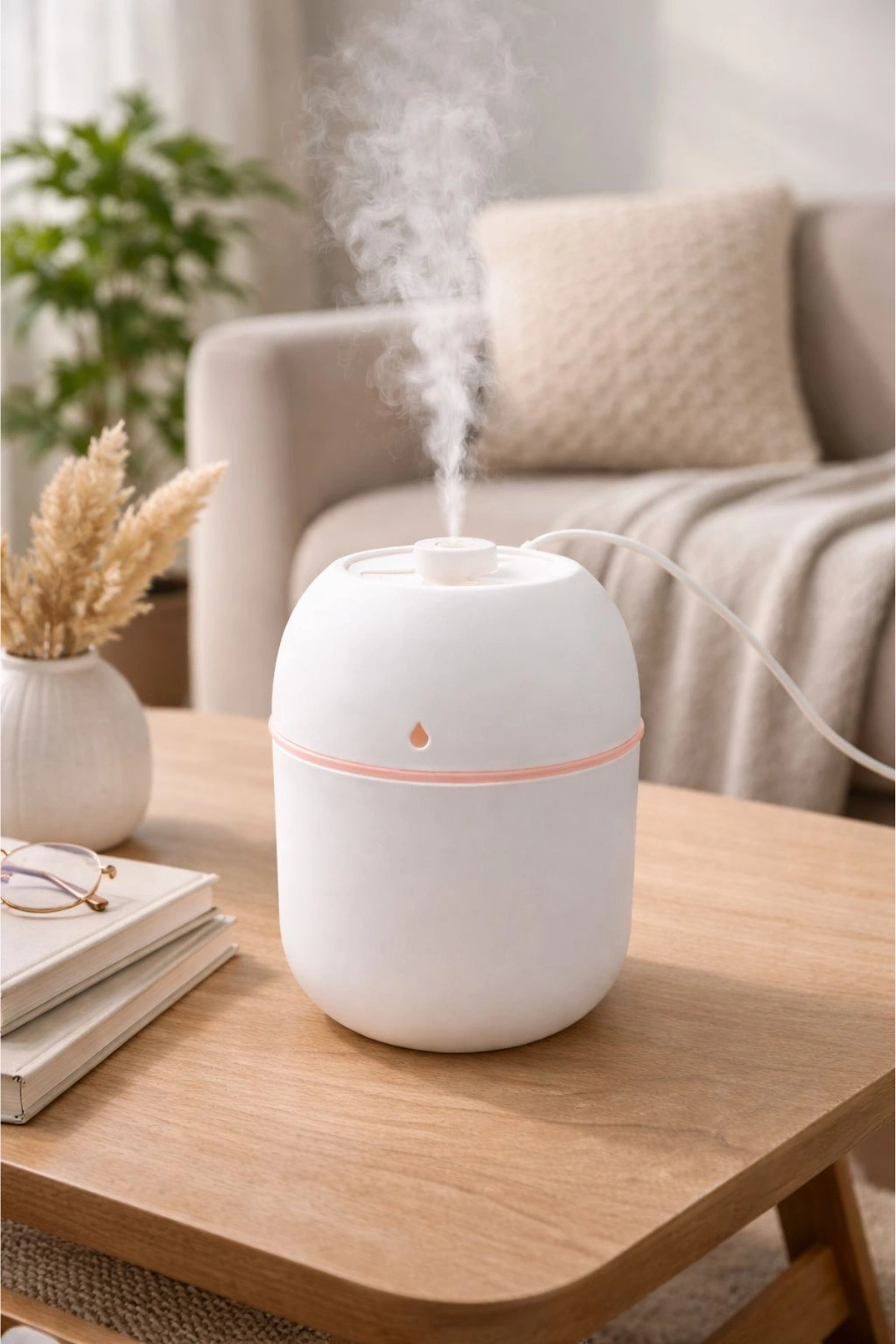 Blackbird KT-H05 Taşınabilir Mini USB Hava Nemlendirici | Araç ve Ofis İçin Renkli Işıklı