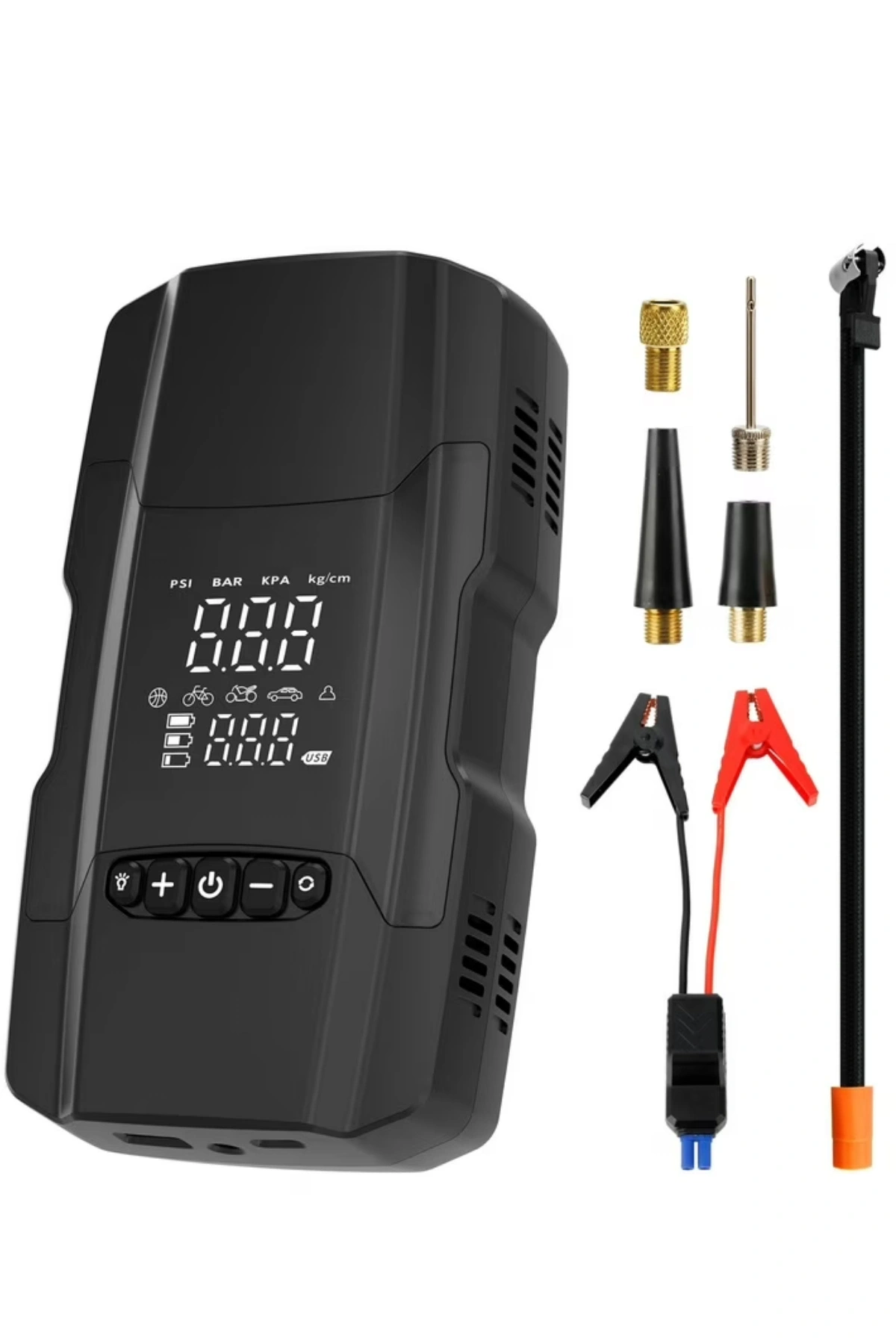 Blackbird RT-602 Akıllı Dijital Lastik Şişirme Pompası | 150 PSI | 12V Akü Takviye Taşınabilir Cihazı