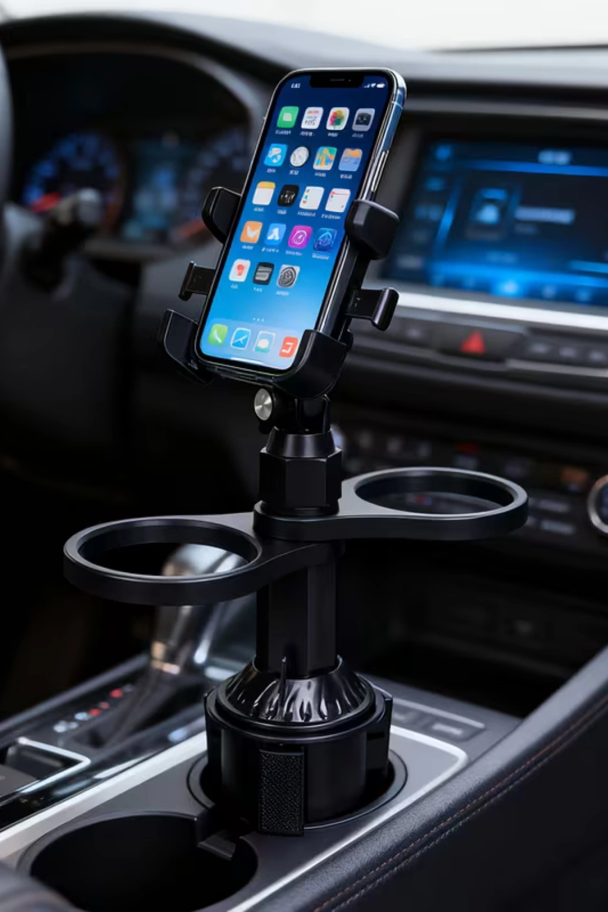 Çok Fonksiyonlu Araç İçi Bardak Tutucu & Telefon Standı - Ayarlanabilir Küçük Yemek Tepsisi CZ-94240