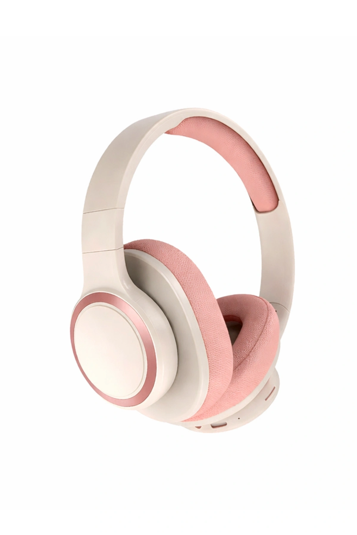 Fashıon P2962 Krem/Pembe Kablosuz Kulak Üstü Bluetooh Kulaklık