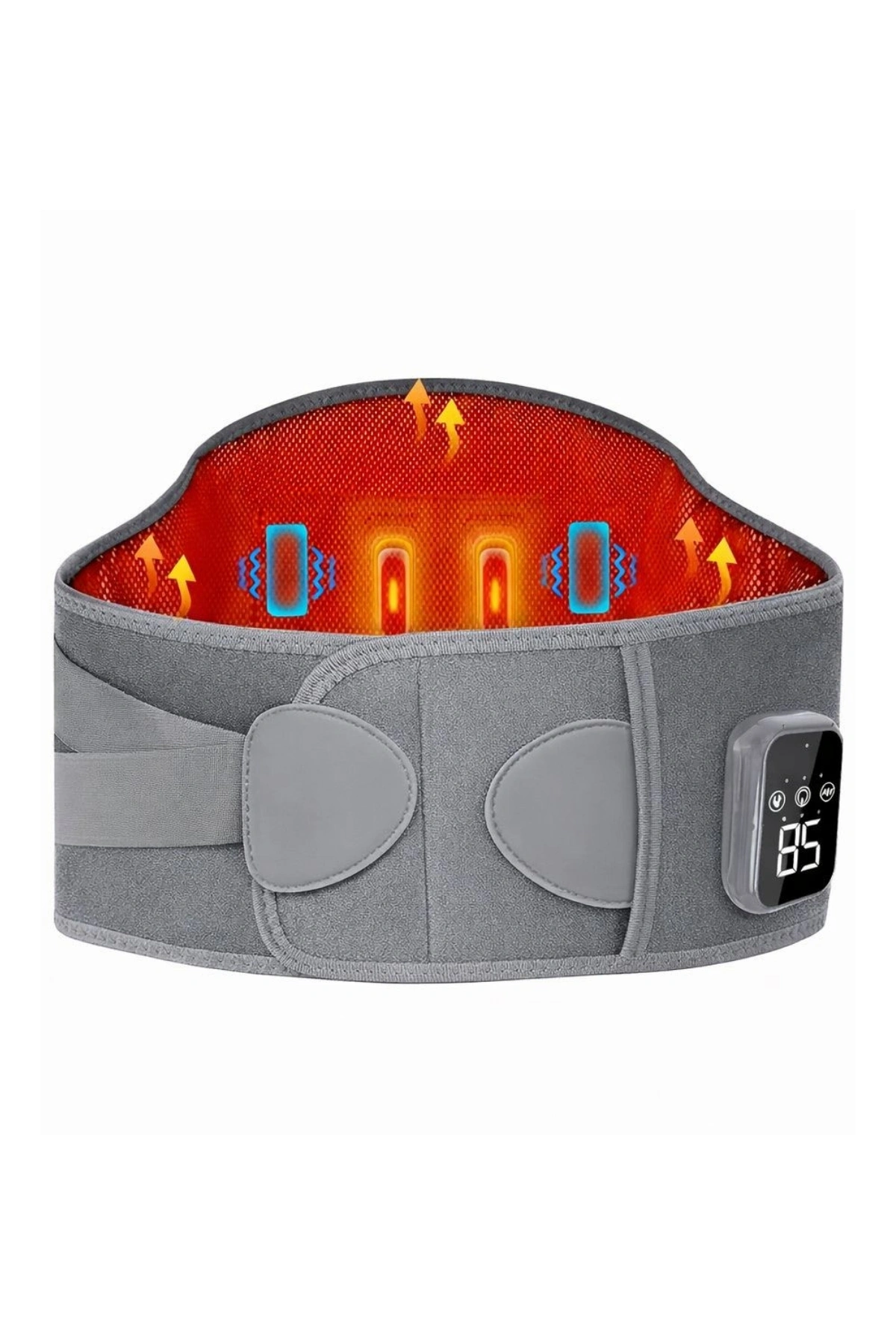 Glr CL-3666 Isıtmalı Titreşimli Bel Masaj Kemeri 3 Kademeli Termal Terapi ve Konfor Destekli