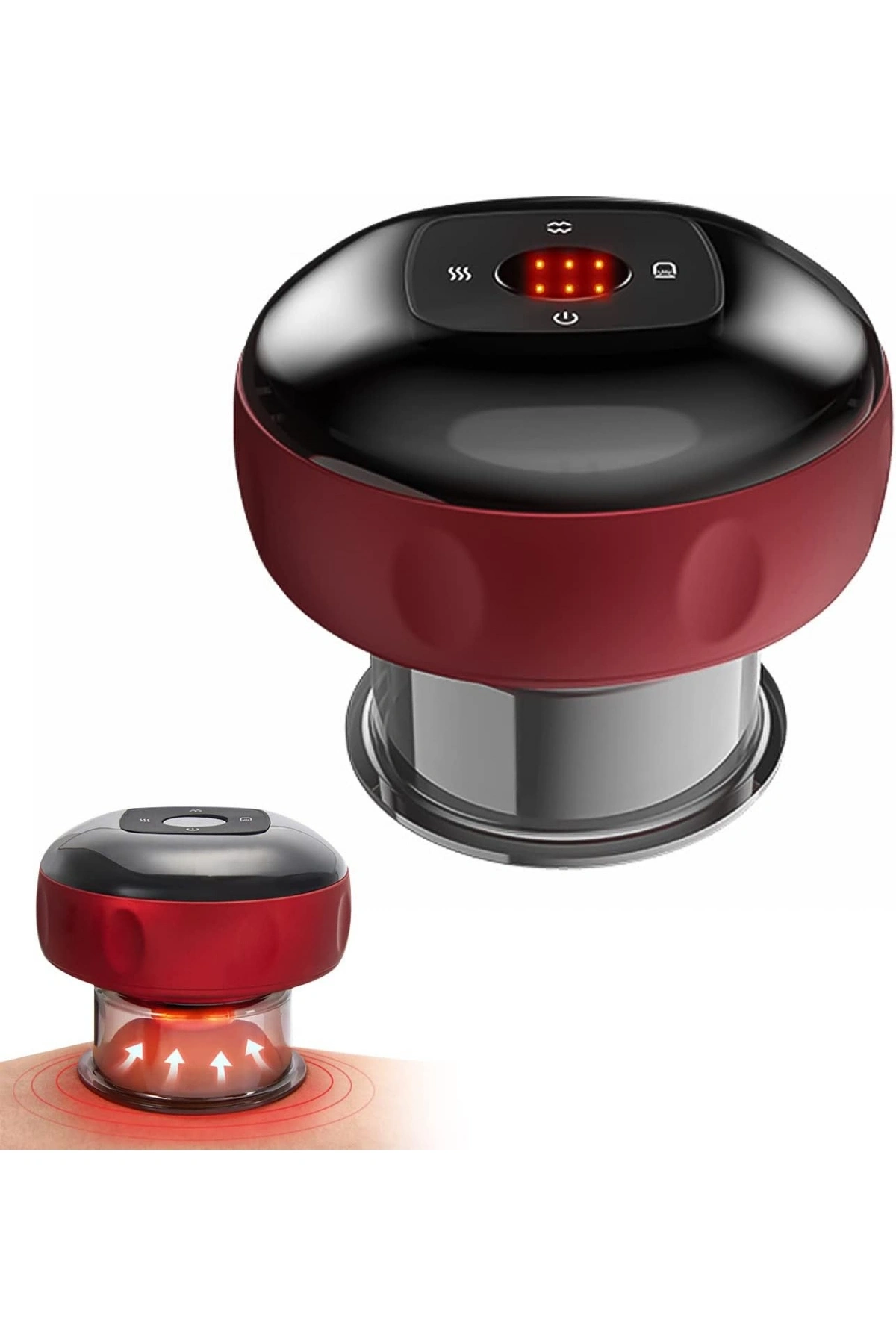 Glr DS-A32 Şarjlı Akıllı Masaj ve Vakumlu Hacamat Aleti Negatif Basınçlı Selülit Masaj Cihazı