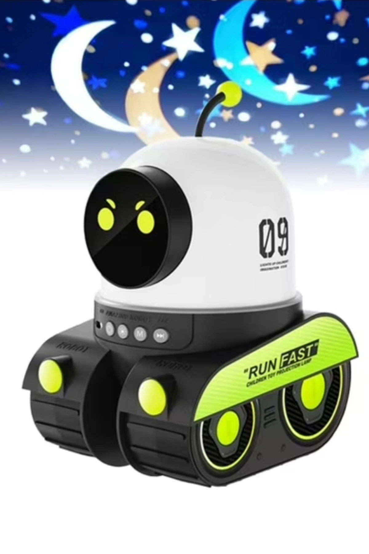 Glr Mxs-007 Robot Spacewalker LED Projeksiyonlu Gece Lambası - Starry Sky Serisi