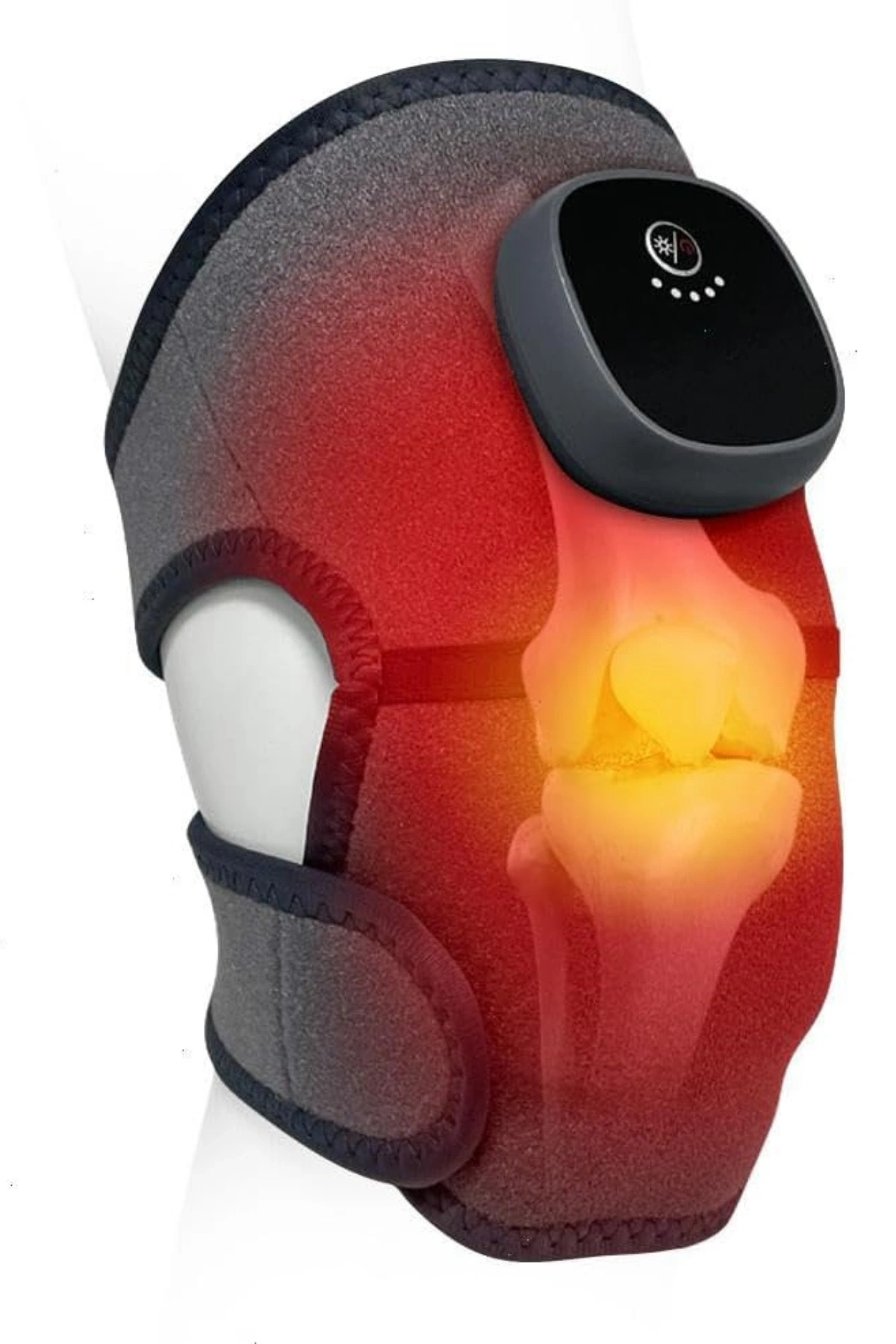 Glr Yc-906A Şarjlı Isıtmalı Diz Bandajı Rahatlatıcı Isı Terapisi Masaj Aleti