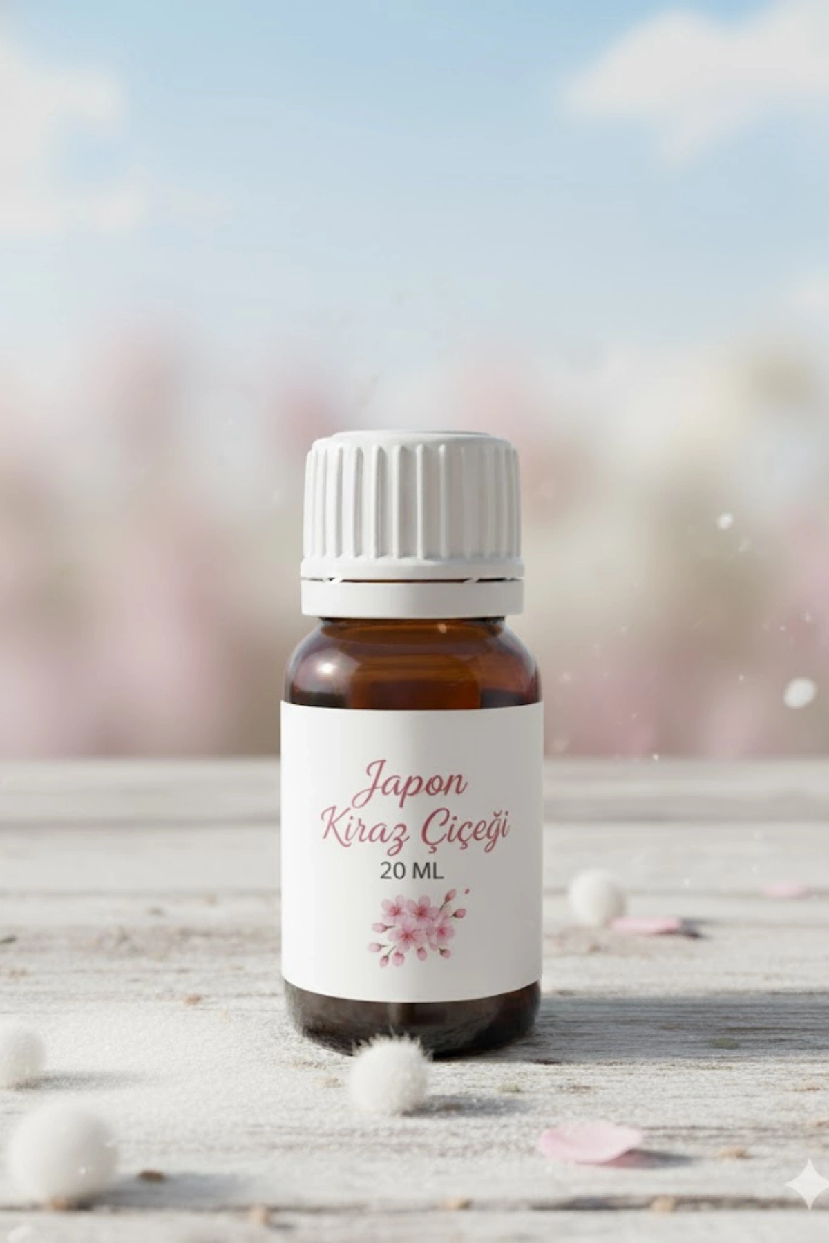 Esansiyel Japon Kiraz Çiçeği Kokusu 20 ML Uçucu Yağ Hava Nemlendirici Aroma Difüzörü Kokusu