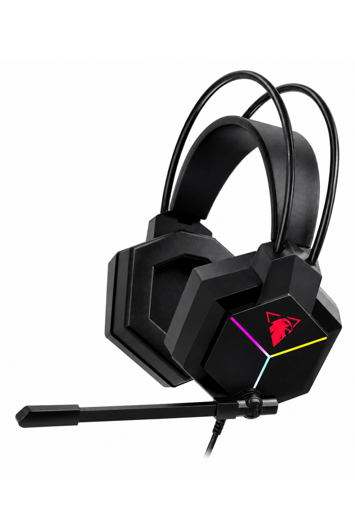 Jedel Gaming GH-561 RGB Işıklı Mikrofonlu Oyuncu Kulaklığı USB 50mm Sürücü