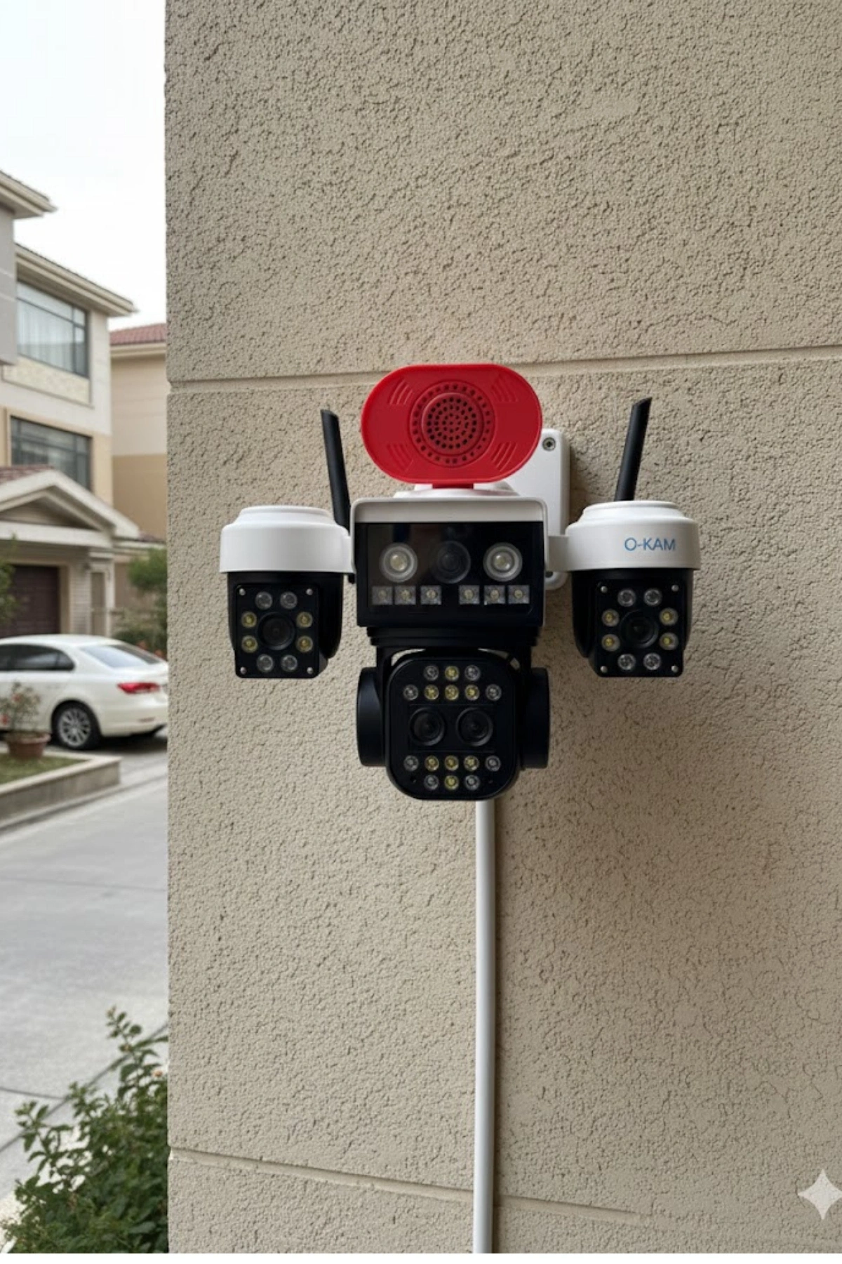 Okam Pro  O-kam-5012 |10X Zoom Wifi Güvenlik Kamerası | 3MP+3MP Full HD PTZ