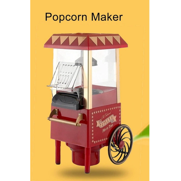 Polygold Pg-618 Retro Popcorn Maker - Yağsız Mısır Patlatma Cihazı