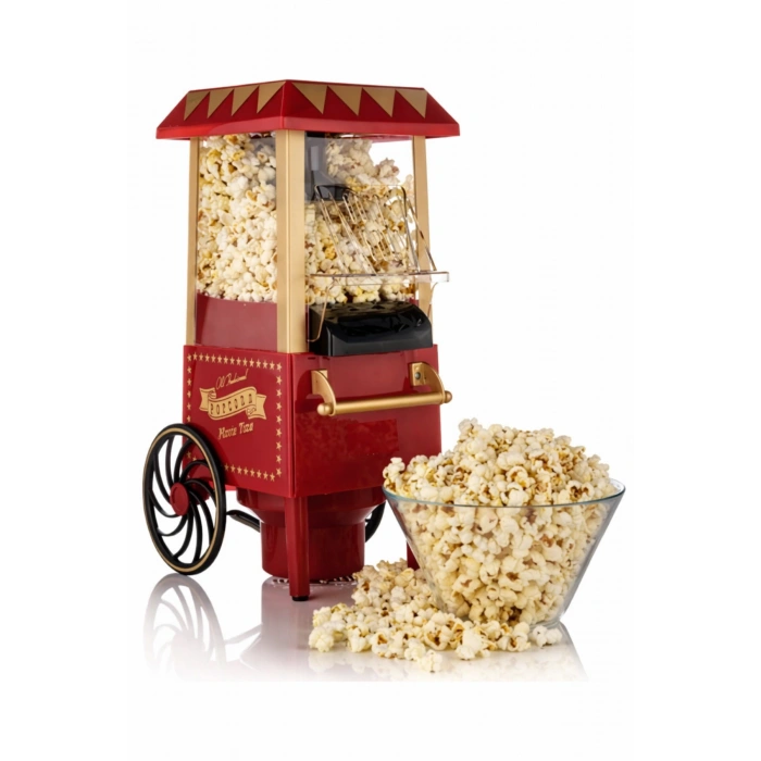 Polygold Pg-618 Retro Popcorn Maker - Yağsız Mısır Patlatma Cihazı