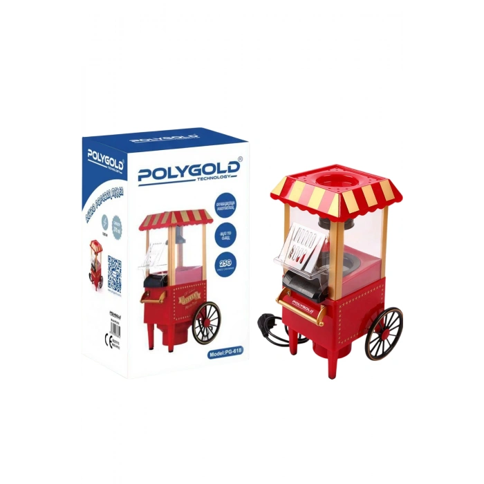 Torima Tpm01 Mısır Patlatma Makinesi Yağsız Ev Tipi Popcorn Makinesi