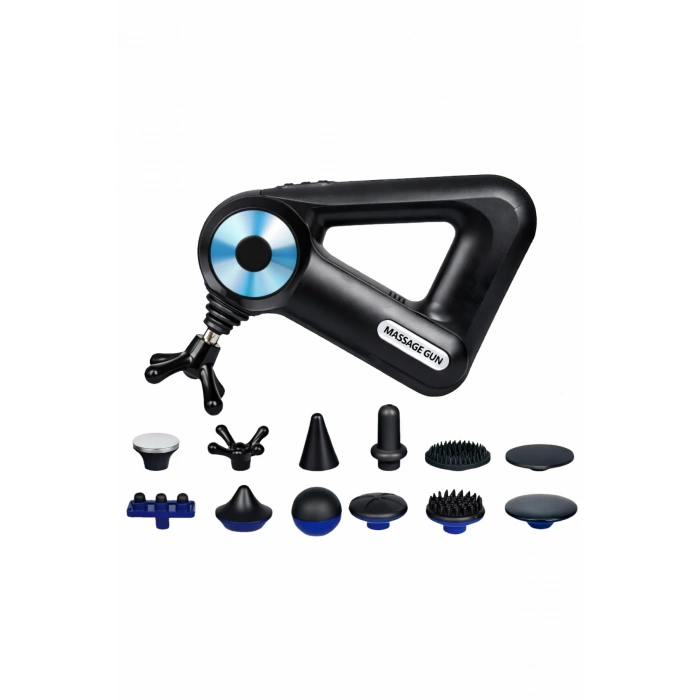 Auhma Amg8 Şarjlı Masaj Tabancası Sporcu Masaj Aleti 12 Başlıklı