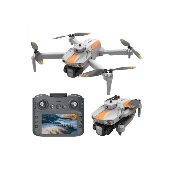 R06 HD Kameralı Drone - Büyük Ekranlı Uzaktan Kumandalı- Katlanabilir