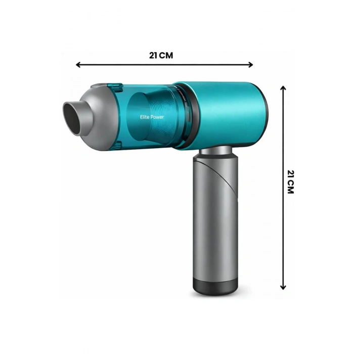 Auhma Elite Power AHV-27 Mavi Şarjlı Araç Süpürgesi -20.000 PA Emiş Gücü 7800 Mah