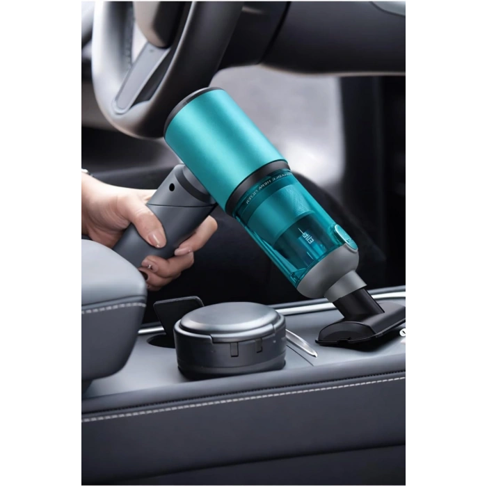 Auhma Elite Power AHV-27 Mavi Şarjlı Araç Süpürgesi -20.000 PA Emiş Gücü 7800 Mah