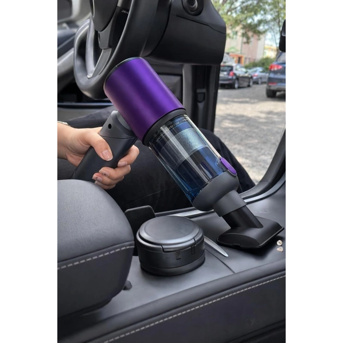 Auhma Elite Power AHV-27 Mor Şarjlı Araç Süpürgesi -20.000 PA Emiş Gücü 7800 Mah