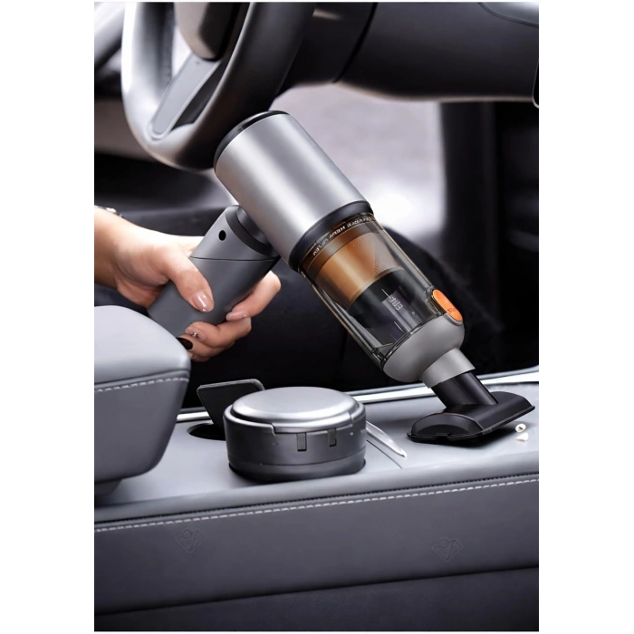 Auhma Elite Power AHV-27 Gri Şarjlı Araç Süpürgesi -20.000 PA Emiş Gücü 7800 Mah