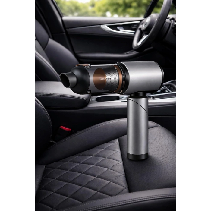 Auhma Elite Power AHV-27 Gri Şarjlı Araç Süpürgesi -20.000 PA Emiş Gücü 7800 Mah