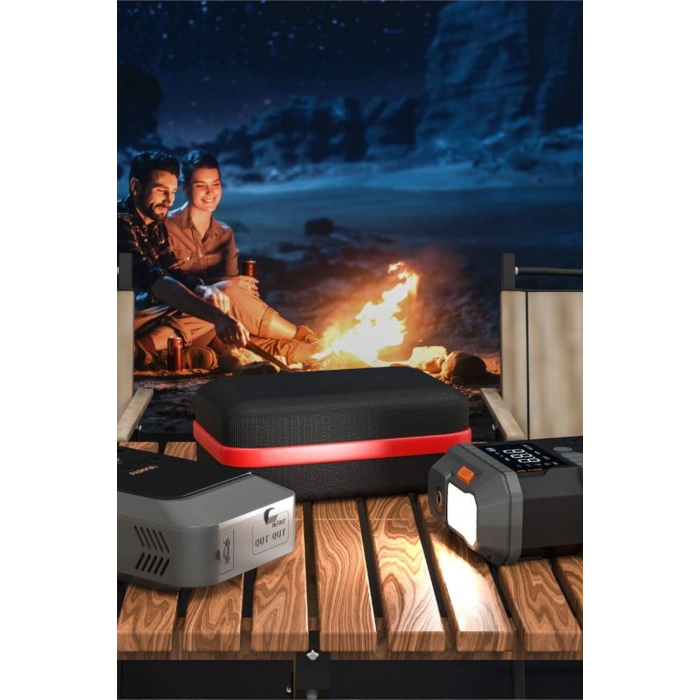 Auhma A7711 Araç Akü Takviye Cihazı ve Dijital Hava Pompası - 12000mAh, 1200A, 150 PSI