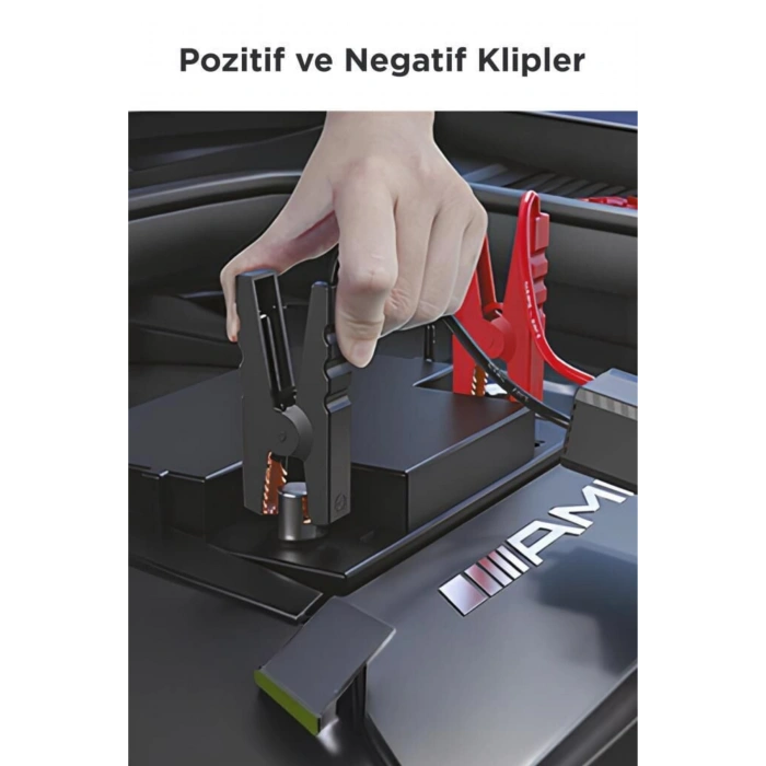 Torima APS-01 Taşınabilir Lastik Şişirme Pompası ve 8000mAh Akü Takviye Seti