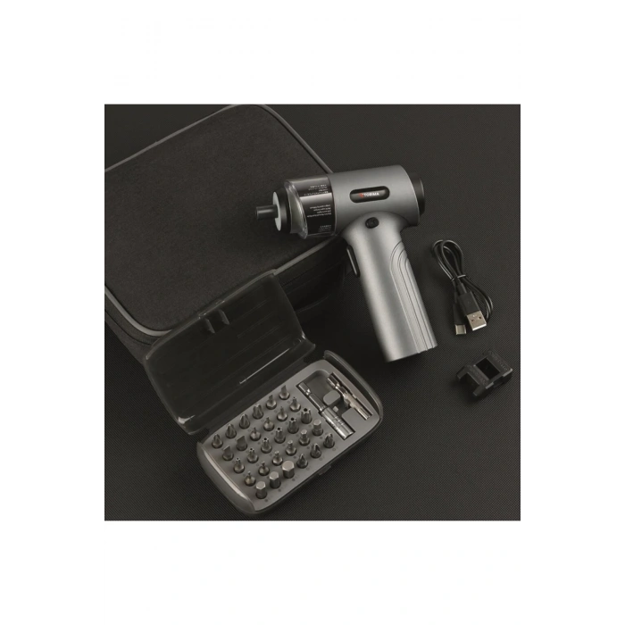 Torima TTS-01 3.7V Şarjlı Tornavida Seti (32 Parça Uç + Taşıma Çantalı)