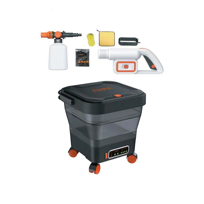 Auhma ACR-08 Elite Power Brushless Kablosuz Basınçlı Yıkama Makinesi - 13 Litre Tekerlekli Su Tanklı