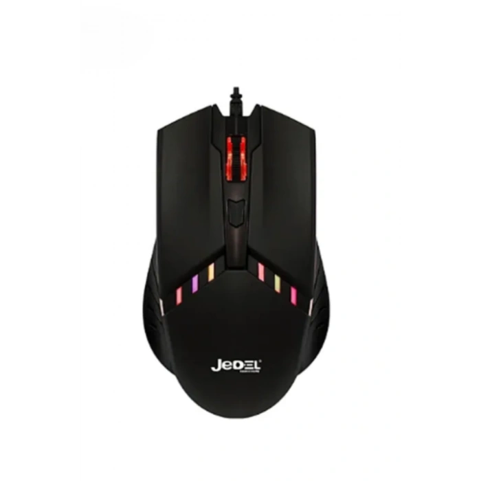 Jedel M82 USB Optik Kablolu Mouse - Renkli Led Işıklı
