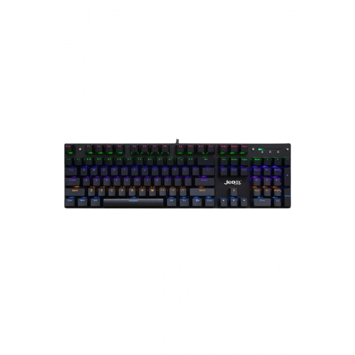 Jedel KL-138 Mekanik Oyuncu Klavyesi - Blue Switch, RGB Aydınlatmalı