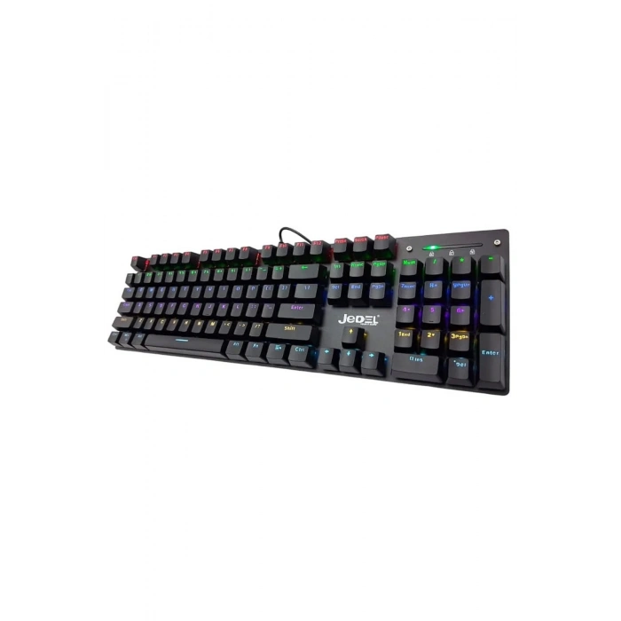 Jedel KL-138 Mekanik Oyuncu Klavyesi - Blue Switch, RGB Aydınlatmalı