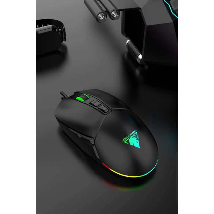 Jedel GM1190 7D RGB Işıklı 3200 DPI Profesyonel Oyuncu Mouse