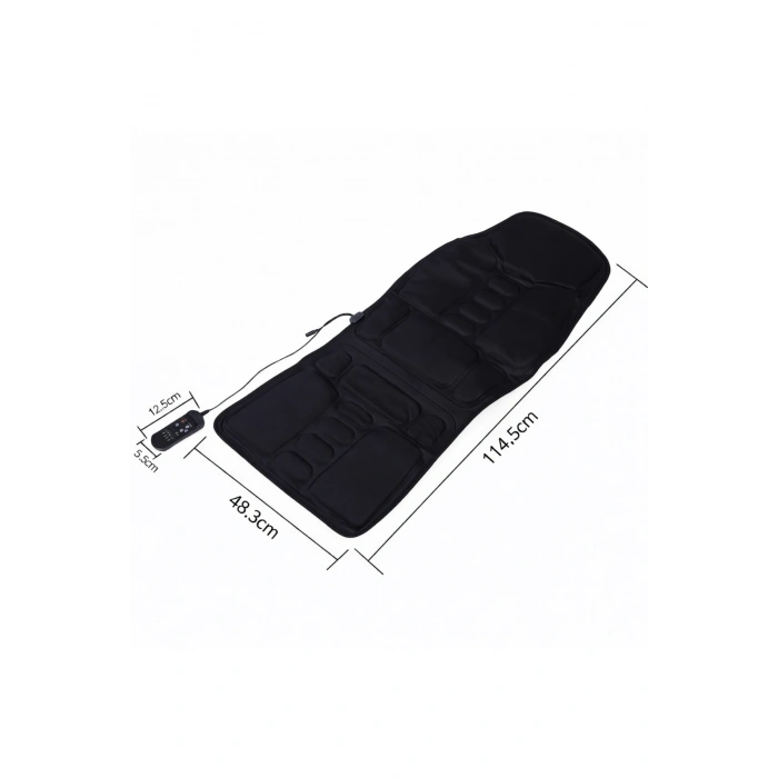 Glr Jb-100B  Isıtmalı Titreşimli Masajlı Koltuk Minderi - 5 Motorlu Full Body Araç ve Ev Tipi Masaj