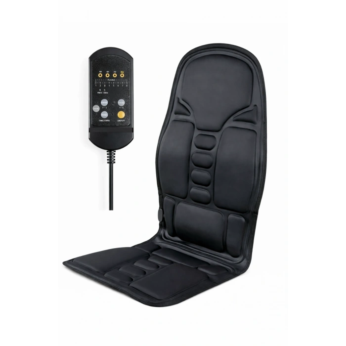 Glr Jb-100B  Isıtmalı Titreşimli Masajlı Koltuk Minderi - 5 Motorlu Full Body Araç ve Ev Tipi Masaj