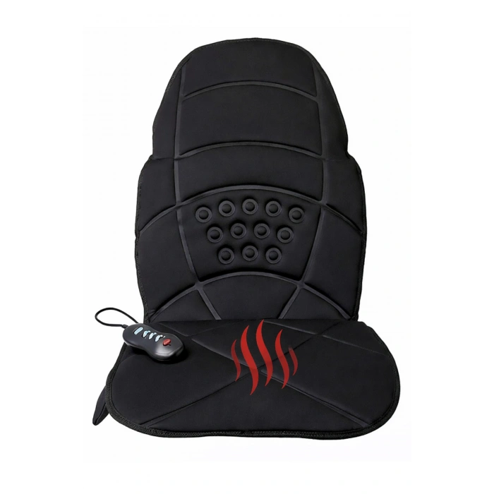 Glr JB-100C Isıtmalı Masajlı Koltuk Şiltesi - 5 Motorlu, 3 Bölgeli Titreşimli Bel ve Sırt Masaj Aleti