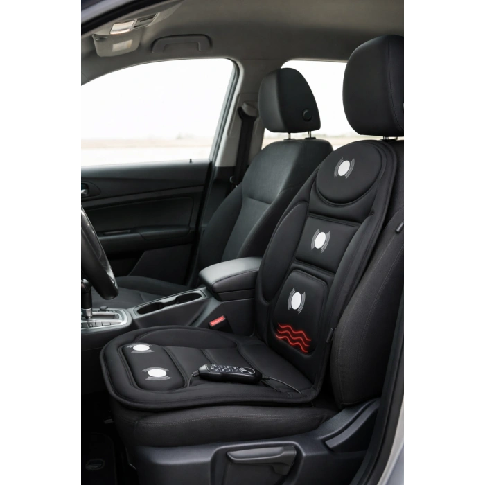 Glr JB-616C 5 Motorlu Isıtmalı Masaj Minderi - Ev, Ofis ve Araç Uyumlu