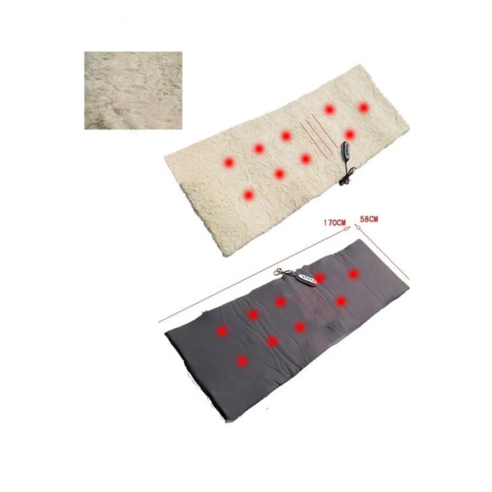 Glr JB-200C Full Body 9 Motorlu Isıtmalı Masaj Şiltesi Tam Vücut Masaj Matı