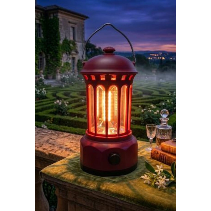 Glr L800BR Retro Tasarım Şarjlı Kamp Lambası - 250 Lümen Vintage Fener