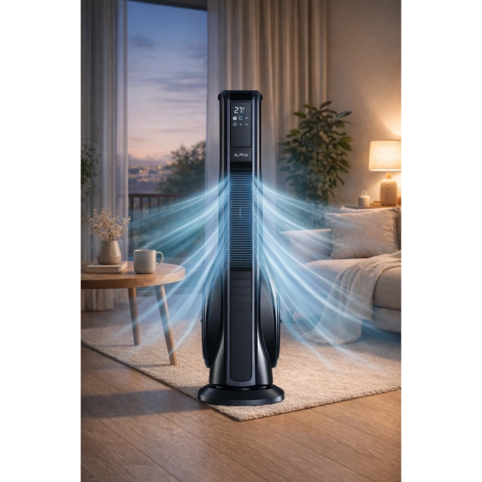 Auhma ACFN09 Turbo Akıllı Fan - Hava Temizleme & Aromaterapi Özellikli - 70W Kule Tipi Fan