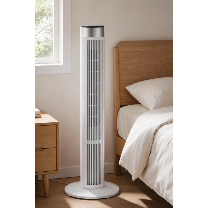 Auhma ACFN08 45W Kule Tipi Vantilatör - Dijital Ekranlı,Uzaktan Kumandalı, 3 Hız Kademeli