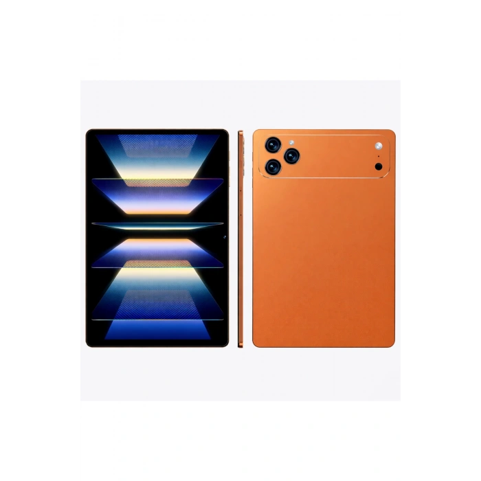 Doyda I7 Pro Max 10.1 AI Tablet Seti - Klavye, Mouse, Stylus Kalem Hediyeli - Turuncu