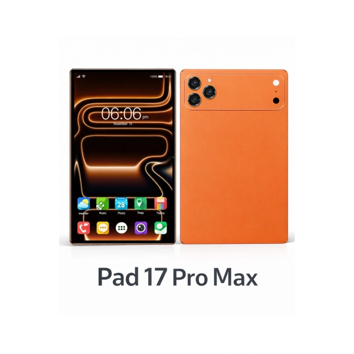 Doyda I7 Pro Max 10.1 AI Tablet Seti - Klavye, Mouse, Stylus Kalem Hediyeli - Turuncu