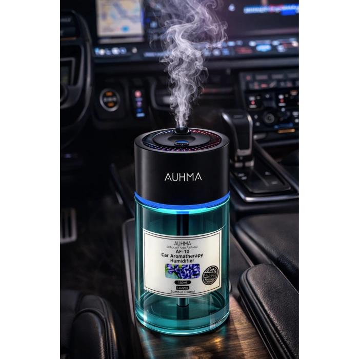 Auhma AF-10 Şarjlı Araç İçi Nemlendirici & Aromaterapi Difüzörü - Yıldız Projeksiyonlu, 120ml