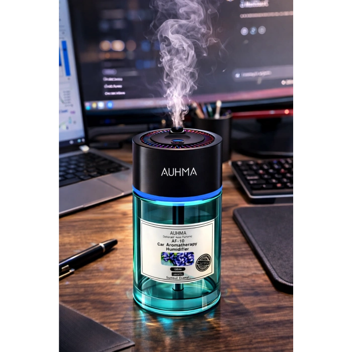 Auhma AF-10 Şarjlı Araç İçi Nemlendirici & Aromaterapi Difüzörü - Yıldız Projeksiyonlu, 120ml