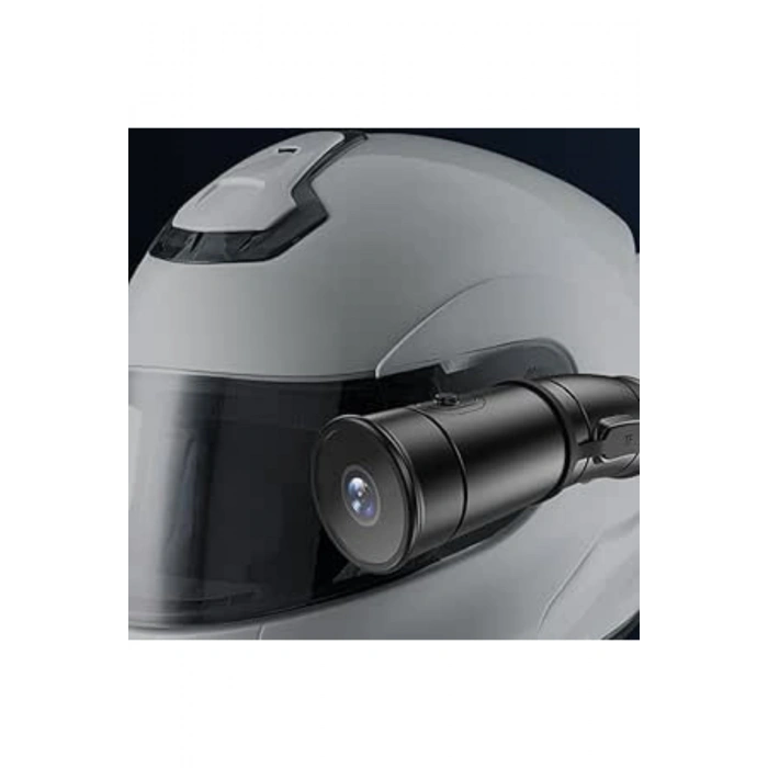 Glr V8 Dual Channel 4K Ultra HD Motosiklet Kask Kamerası - Çift Yönlü Kayıt, WiFi, Gece Görüşü, 170 Geniş Açı