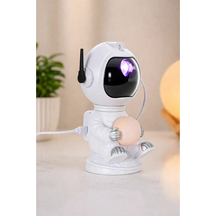 Glr MXS-005 Astronot Galaksi Projektörü - Uzaktan Kumandalı & Bluetooth Müzik Çalarlı