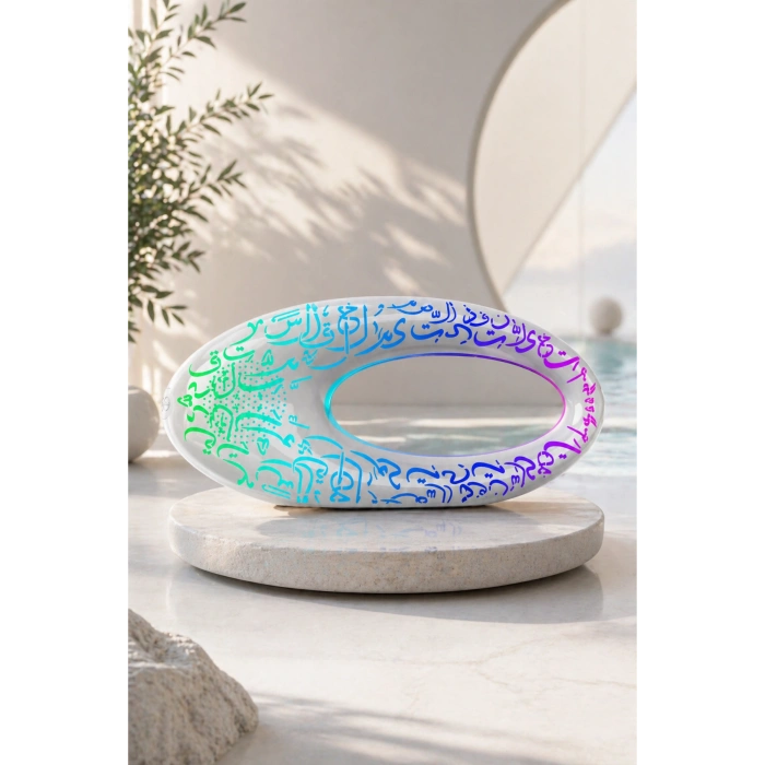 Glr 2071 Max Renkli Bluetooth Hoparlör -  Işıklı Taşınabilir Radyolu Speaker