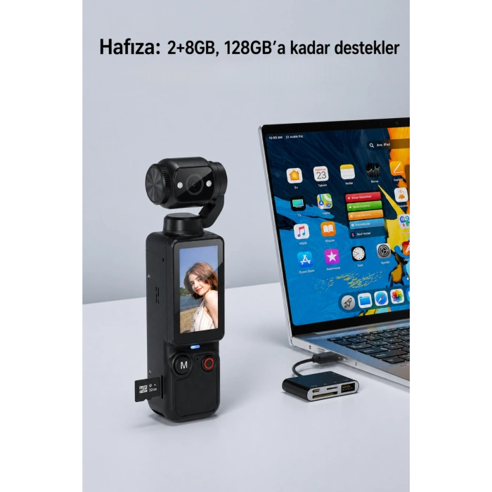 Glr Q7 180 Dönebilen Lensli Dijital CCD Vlog Kamerası - Nostaljik Fotoğraf Makinesi